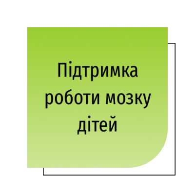 Підтримка роботи мозку дітей