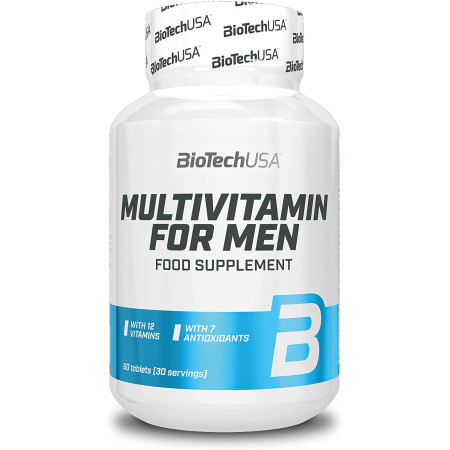 Мультивітаміни для чоловіків, Multivitamin, BioTech USA, 60 таблеток