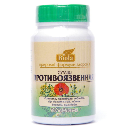Противоязвенная смесь, Biola, 90 таблеток