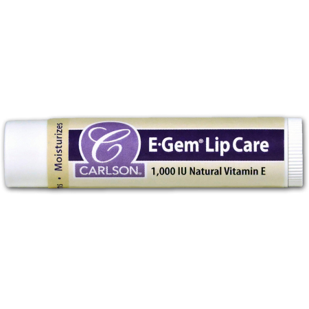 Бальзам для губ, Lip Care, Carlson, с витамином Е, 4.3 г