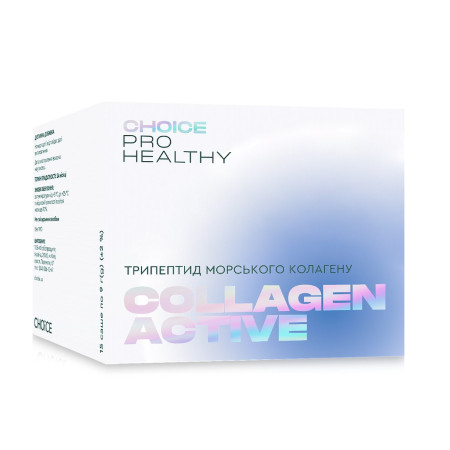 Трипептид морского коллагена, Collagen Active Pro Healthy, Choice, 15 саше по 9 г