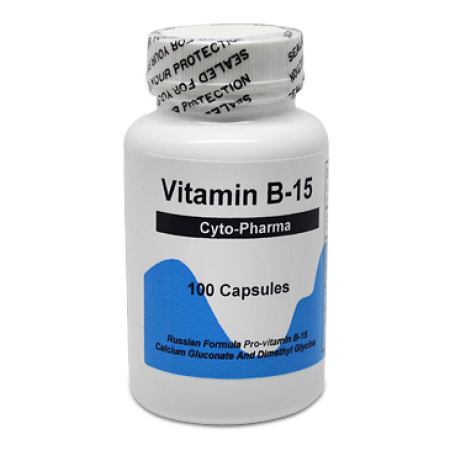 Пангамовая кислота витамин B15, Vitamin B15, Cyto Pharma, 100 капсул
