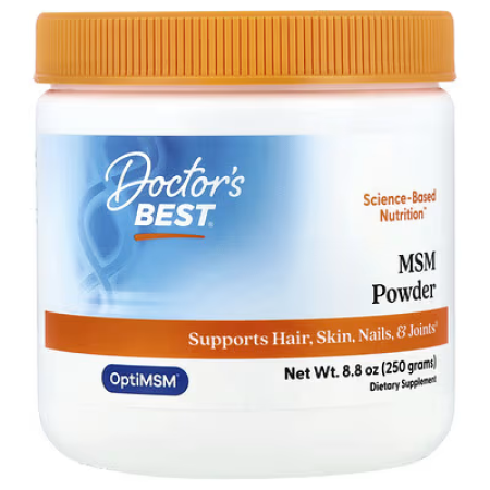 Метилсульфонілметан, МСМ, Best MSM, Doctor's Best, 250 гр.
