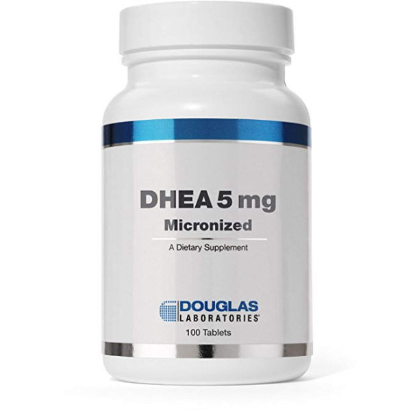 ДГЭА, DHEA, Douglas Laboratories, микронизированный, 5 мг, 100 таблеток