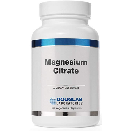 Магний цитрат, Magnesium Citrate, Douglas Laboratories, поддерживает энзматическую активность, мышцы и нервы, 90 капсул