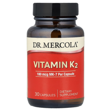 Вітамін К2, Vitamin K2, Dr. Mercola,1 80 мкг, 30 капсул