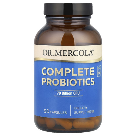 Пробіотики, Complete Probiotics, Dr. Mercola, 70 млрд КУО, 90 капсул