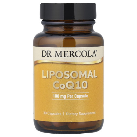 Коэнзим Q10 липосомальный, Liposomal CoQ10, Dr. Mercola, 100 мг, 30 капсул