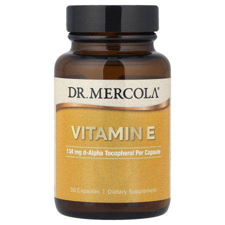 Вітамін Е, Vitamin E, Dr. Mercola, 30 капсул