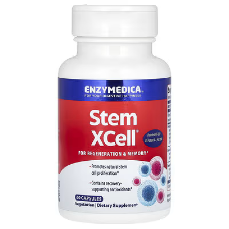Ферменты для мозга, Stem XCell, Enzymedica, 60 капсул