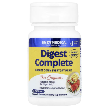 Ензими повна формула, Complete Enzyme Formula, Enzymedica, Digest, 30 капсул