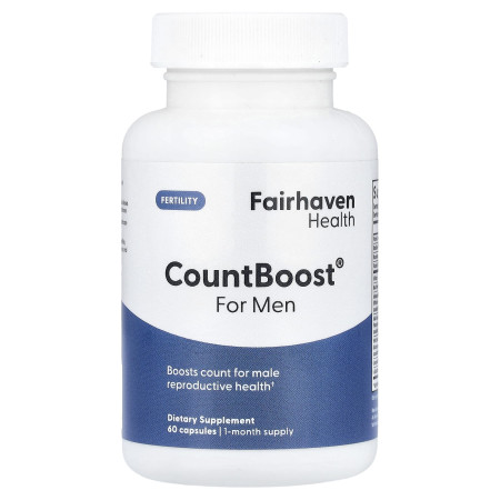 Репродуктивне здоров'я чоловіків, CountBoost, Fairhaven Health, 60 капсул