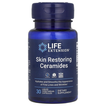 Кераміди для відновлення шкіри, Skin Restoring Ceramides, Life Extension, 30 рідких вегетаріанських капсул