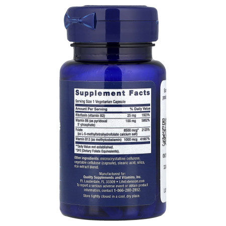 Резистентность гомоцистеина, Homocysteine Resist, Life Extension, 60 вегетарианских капсул