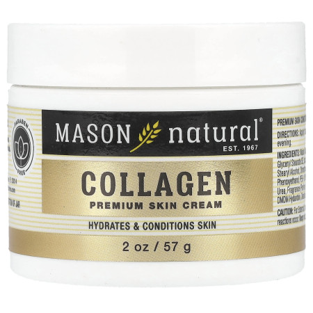 Антивіковий крем із колагеном, Collagen Cream, Mason Natural, аромат груші, 57 г.