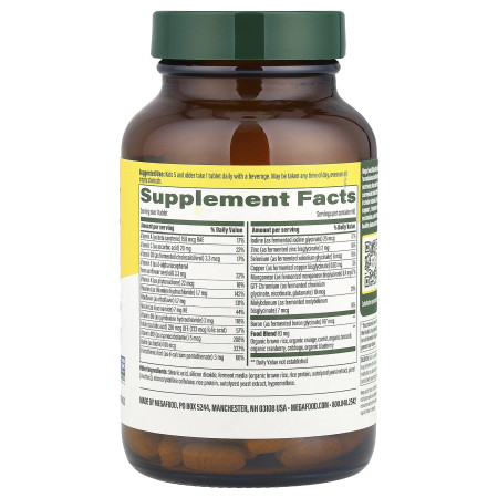 Мультивитамины для детей, Kids One Daily Multivitamin, MegaFood, 60 мини-таблеток