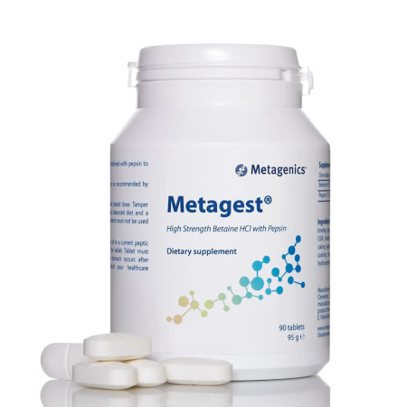 Пищеварительные ферменты, Метаджест, Metagest, Metagenics, 90 таблеток