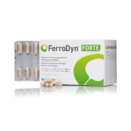 Залізо + вітаміни, FerroDyn Forte, Metagenics, 90 капсул