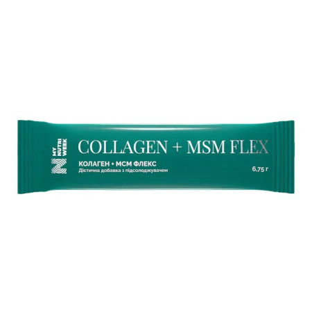 Колаген+МСМ Флекс, Collagen+MSM Flex, My Nutri Week, 1 саше (6,75 г)