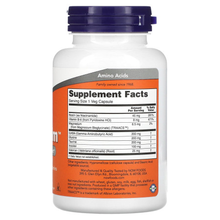 Формула для спокойствия, True Calm, Now Foods, 90 веганских капсул