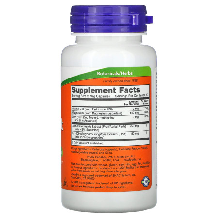 Репродуктивное здоровье мужчин, TestoJack 100, NOW Foods, 60 вегетарианских капсул