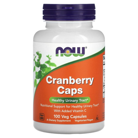 Журавлина, Cranberry Caps, Now Foods, 100 вегетаріанських капсул