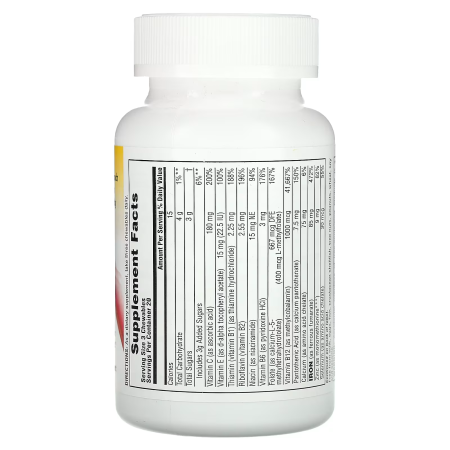Витаминно-минеральный комплекс с железом, Hema-Plex, Nature's Plus, с ягодным вкусом, 60 жевательных таблеток