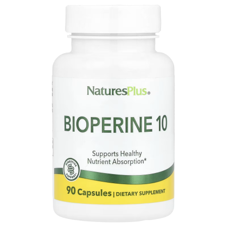 Біоперин, Bioperine, Nature's Plus, 10 мг, 90 капсул (10 мг у капсулі)