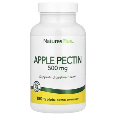 Яблучний пектин, Apple Pectin, Nature's Plus, 500 мг, 180 таблеток