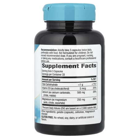 Кальцій Магній та Вітамін D, Calcium Mag & D Complex, Nature's Way, комплекс, 100 капсул