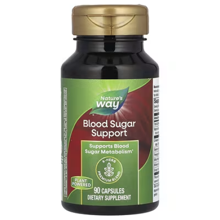 Підтримка рівня цукру в крові, Blood Sugar, Nature's Way, 90 капсул