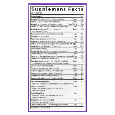 Мультивітаміни для жінок, One Daily Every Woman's Multivitamin, New Chapter, 48 вегетаріанських таблеток