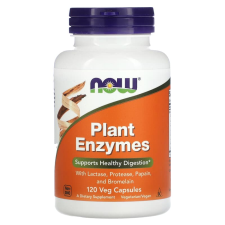 Ензими, Plant Enzymes, Now Foods, рослинні ферменти, 120 капсул