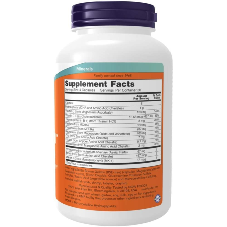 Міцні кістки, Bone Strength, Now Foods, 120 капсул