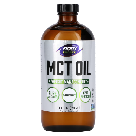 Олія МСТ, MCT Oil, Now Foods, Sports, із середньоланцюжковими тригліцеридами, без смаку, 473 мл
