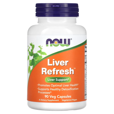 Підтримка печінки, Liver Refresh, Now Foods, 90 рослинних капсул