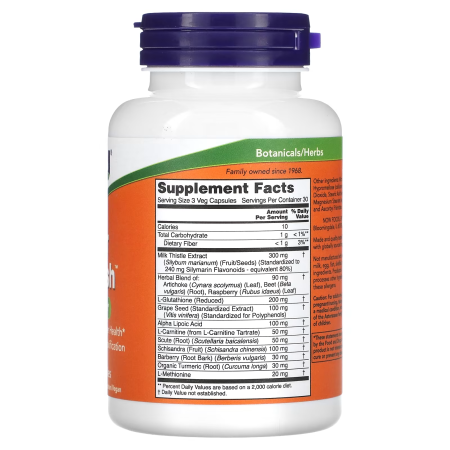 Підтримка печінки, Liver Refresh, Now Foods, 90 рослинних капсул