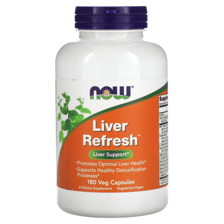 Підтримка печінки, Liver Refresh, Now Foods, 180 капсул