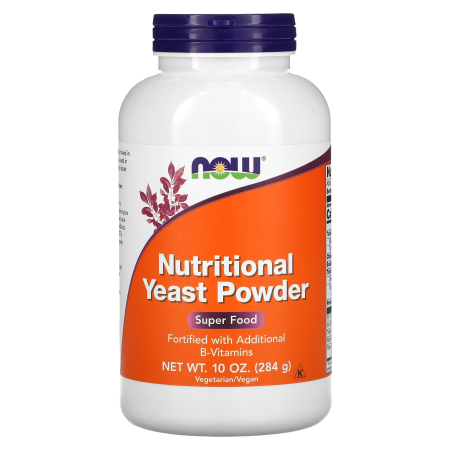 Харчові дріжджі, Nutritional Yeast, Now Foods, порошок, 284 г