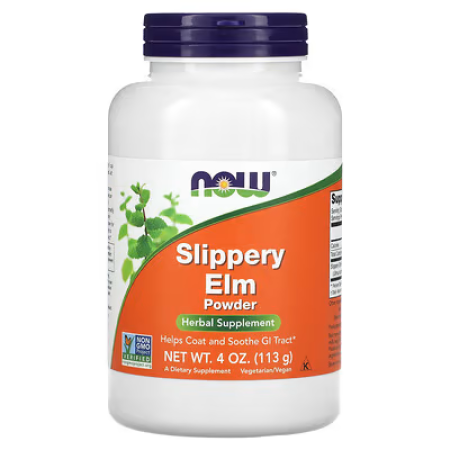 Слизький в'яз, Slippery Elm Powder, Now Foods, порошок, 113 г