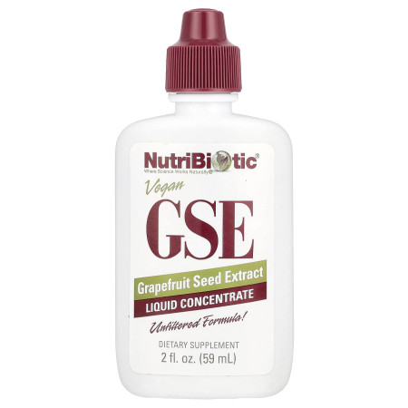 Екстракт грейпфрутової кісточки, Grapefruit Seed Extract, NutriBiotic, 100 мг, 59 мл