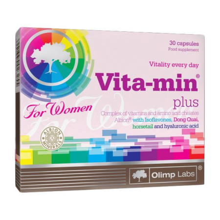 Витамины и минералы для женщин, Vitamin for Woman, Olimp, 30 капсул