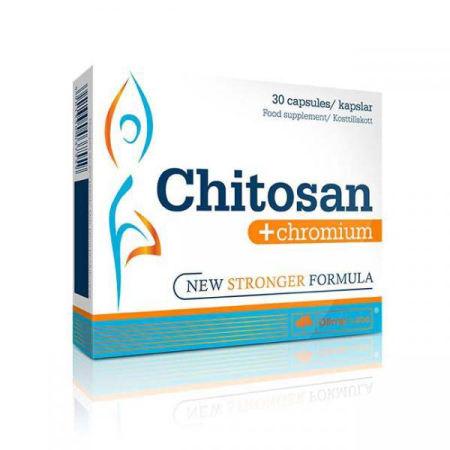 Хітозан + хром для схуднення, Chitosan + chromium, Olimp, 30 капсул