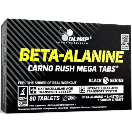 Бета-аланін CARNO RUSH, BETA-ALANIN, Olimp, 80 капсул