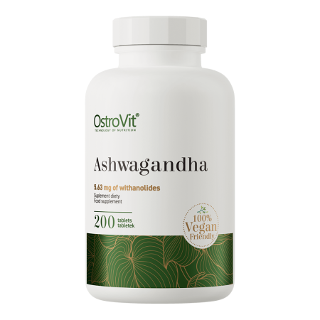 Ашвагандха, Ashwagandha, OstroVit, 375 мг, 200 таблеток
