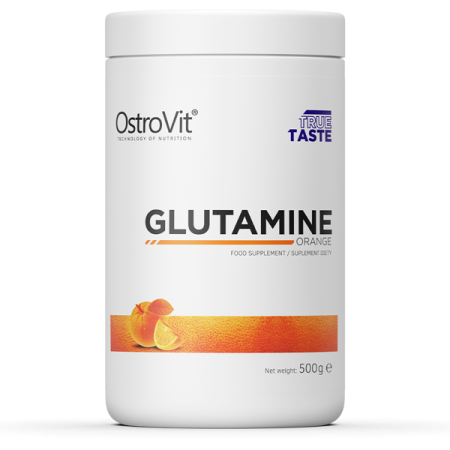 L-глютамін, L-Glutamine, OstroVit, смак апельсину, 500 г
