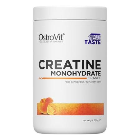 Креатин моногідрат, Creatine Monohydrate, OstroVit, порошок, смак апельсину, 500 г