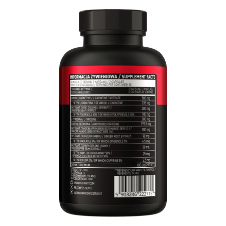 Жиросжигатель для женщин, Fat Burner, OstroVit, 60 капсул