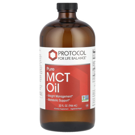 Олія MCT, Pure MCT Oil, Protocol for Life Balance, чиста, 946 мл