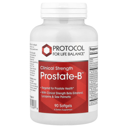 Підтримка простати, Prostate-B, Protocol for Life Balance, клінічна ефективність, 90 гелевих капсул